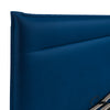 Lucia 5ft (150cm) King Size Fabric Bedframe Ottoman - Royal Blue Velvet
