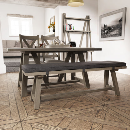 Suffolk Grey Oak Bench Cushion ONLY - 160cm