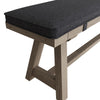 Suffolk Grey Oak Bench Cushion ONLY - 200cm