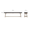 Suffolk Grey Oak Bench Cushion ONLY - 200cm