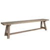 Suffolk Grey Oak Dining Bench - 200cm