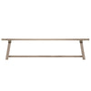 Suffolk Grey Oak Dining Bench - 200cm