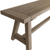 Suffolk Grey Oak Dining Bench - 200cm