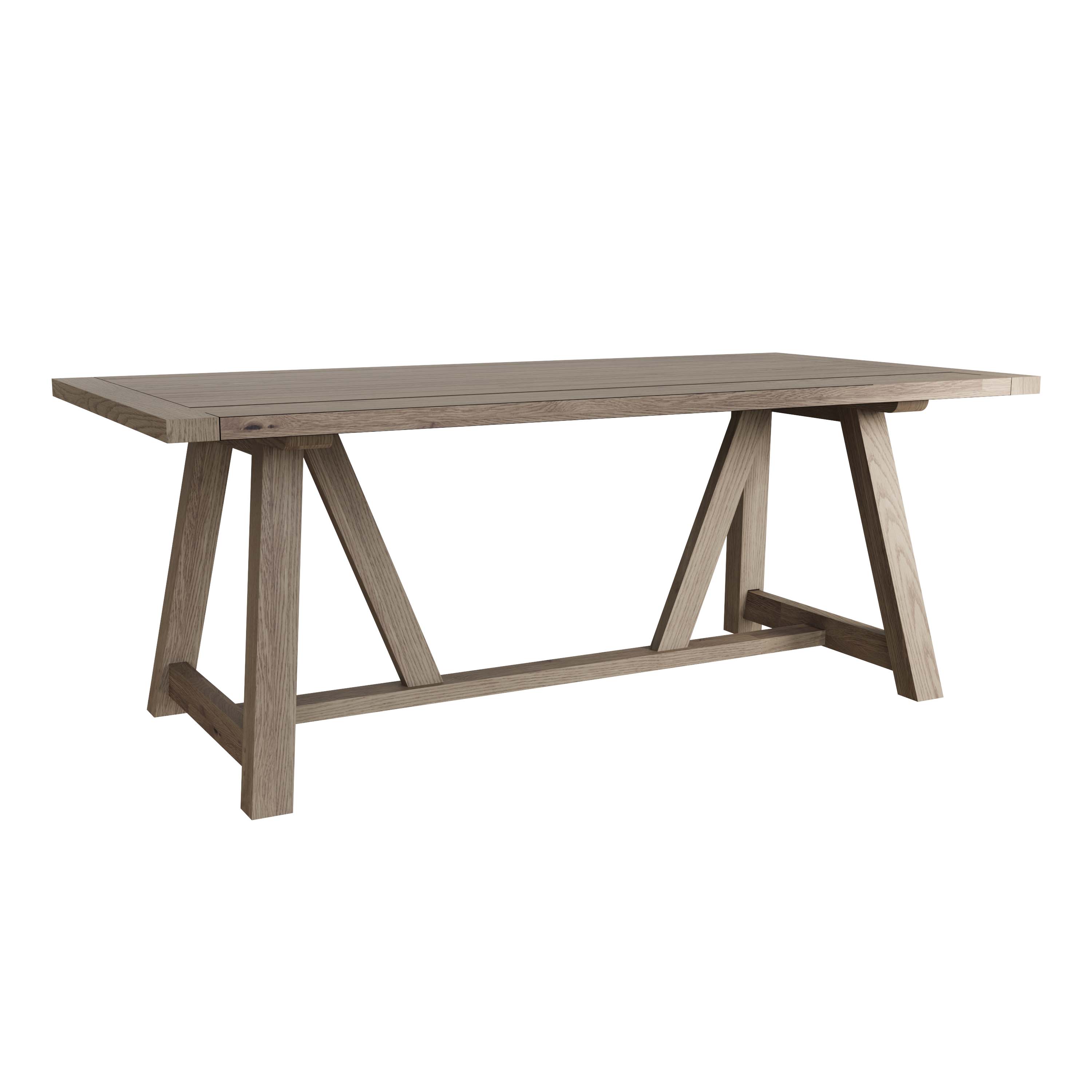 Suffolk Grey Oak Dining Table - 200cm