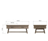 Suffolk Grey Oak Large Coffee Table