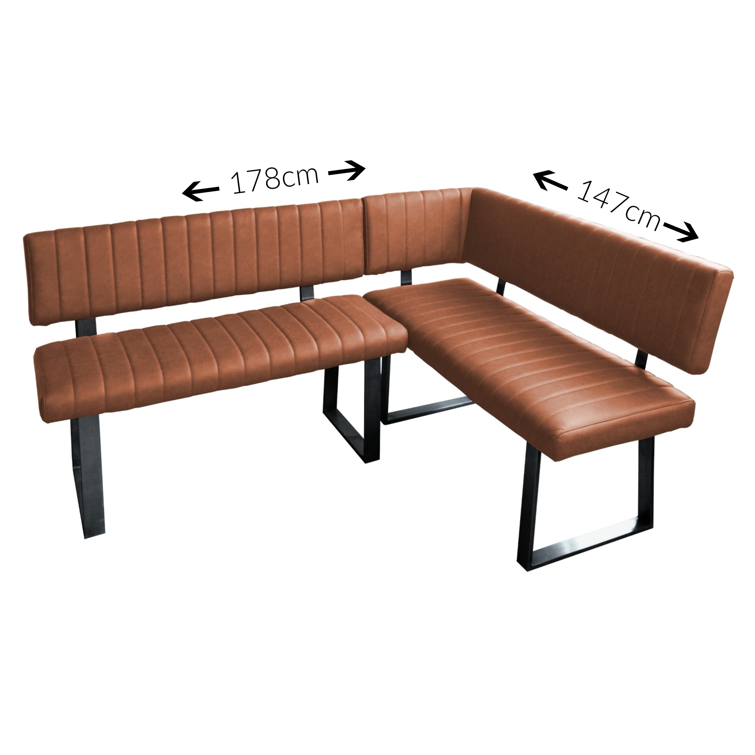 Fusion Corner Bench Tan - Right Hand
