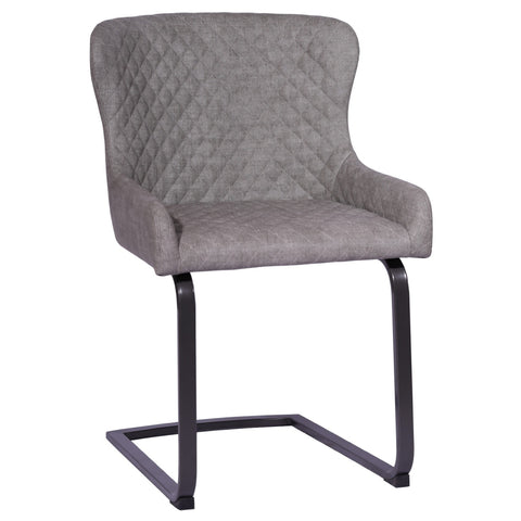 Fusion Cantilever Dining Chair - Platinum