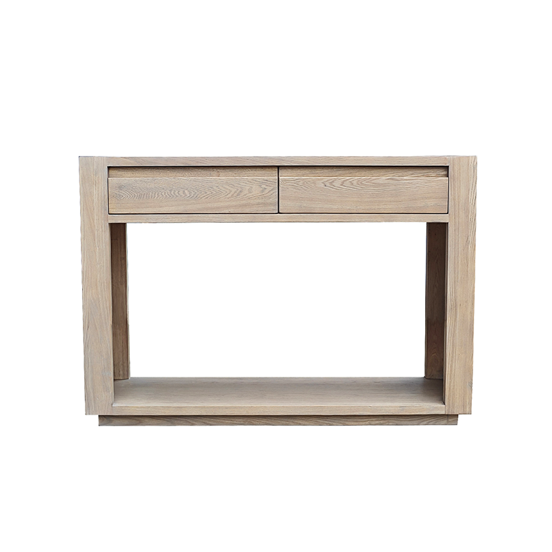 Falun Smoked Oak Console Table
