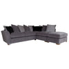 Fantasia Sofa - 2 Corner 1 With Stool (Pillow Back)