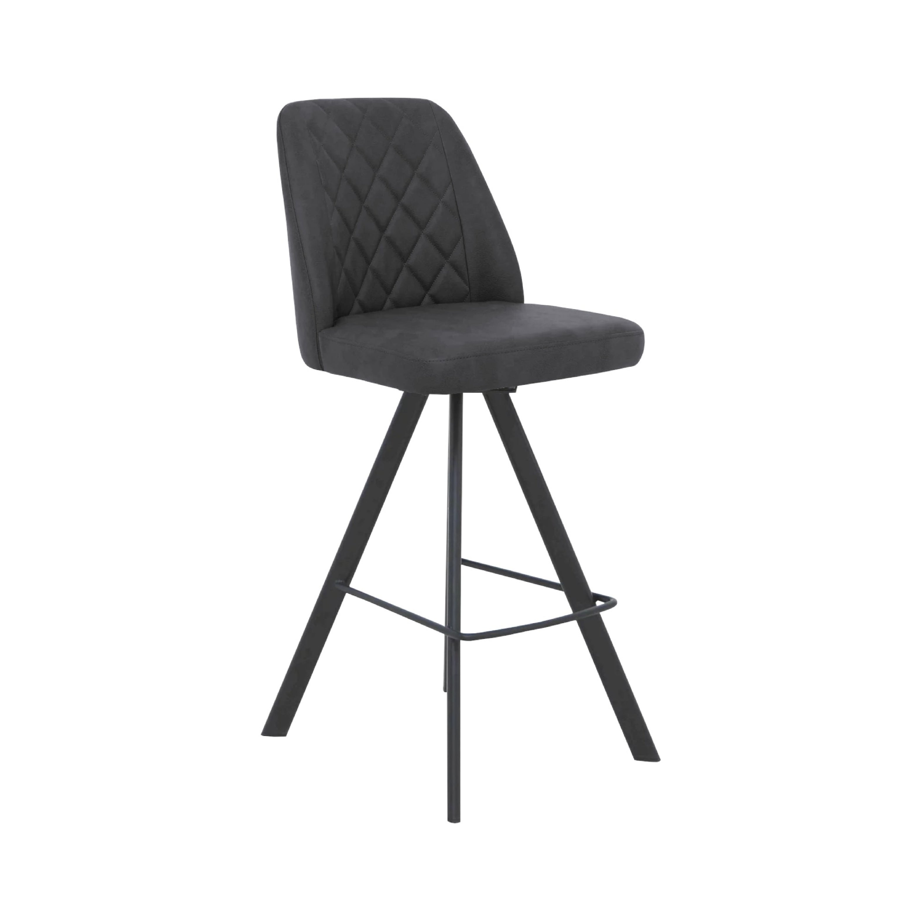 Franklin Swivel Bar Stool - Grey