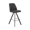 Franklin Swivel Bar Stool - Grey