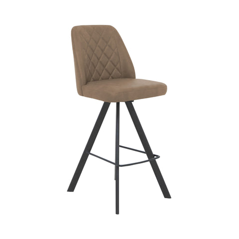 Franklin Swivel Bar Stool - Taupe