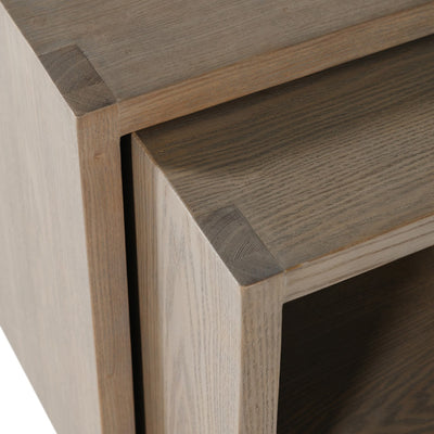 Falun Smoked Oak Nest of Tables