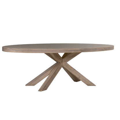 Falun Smoked Oak 235cm Oval Dining Table