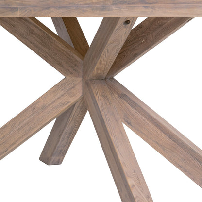 Falun Smoked Oak 235cm Oval Dining Table