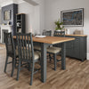 Modena Oak & Grey Dining Table - 1.6m Extending