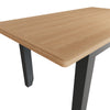 Modena Oak & Grey Dining Table - 1.6m Extending