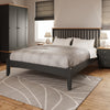 Modena Grey Painted & Oak Bed Frame - 5ft King Size