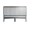 Modena Grey Painted & Oak Bed Frame - 5ft King Size