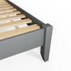 Modena Grey Painted & Oak Bed Frame - 5ft King Size