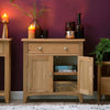 Modena Oak Sideboard - 2 Door 1 Drawer