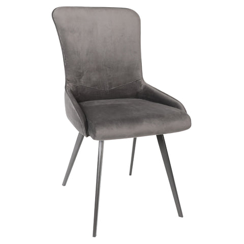 Austin Dining Chair - Grey Velvet