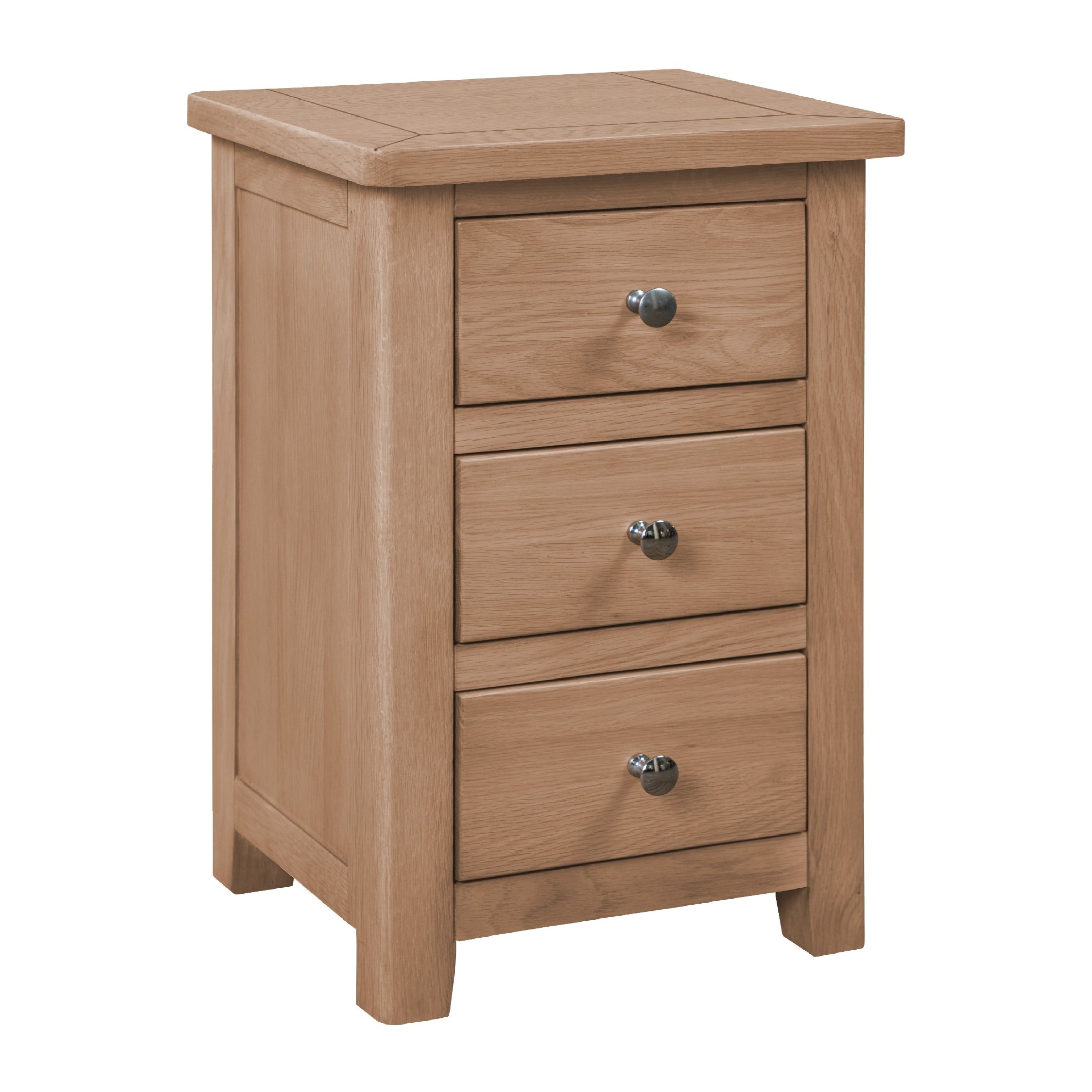 Henley Oak Bedside Cabinet - 3 Drawer