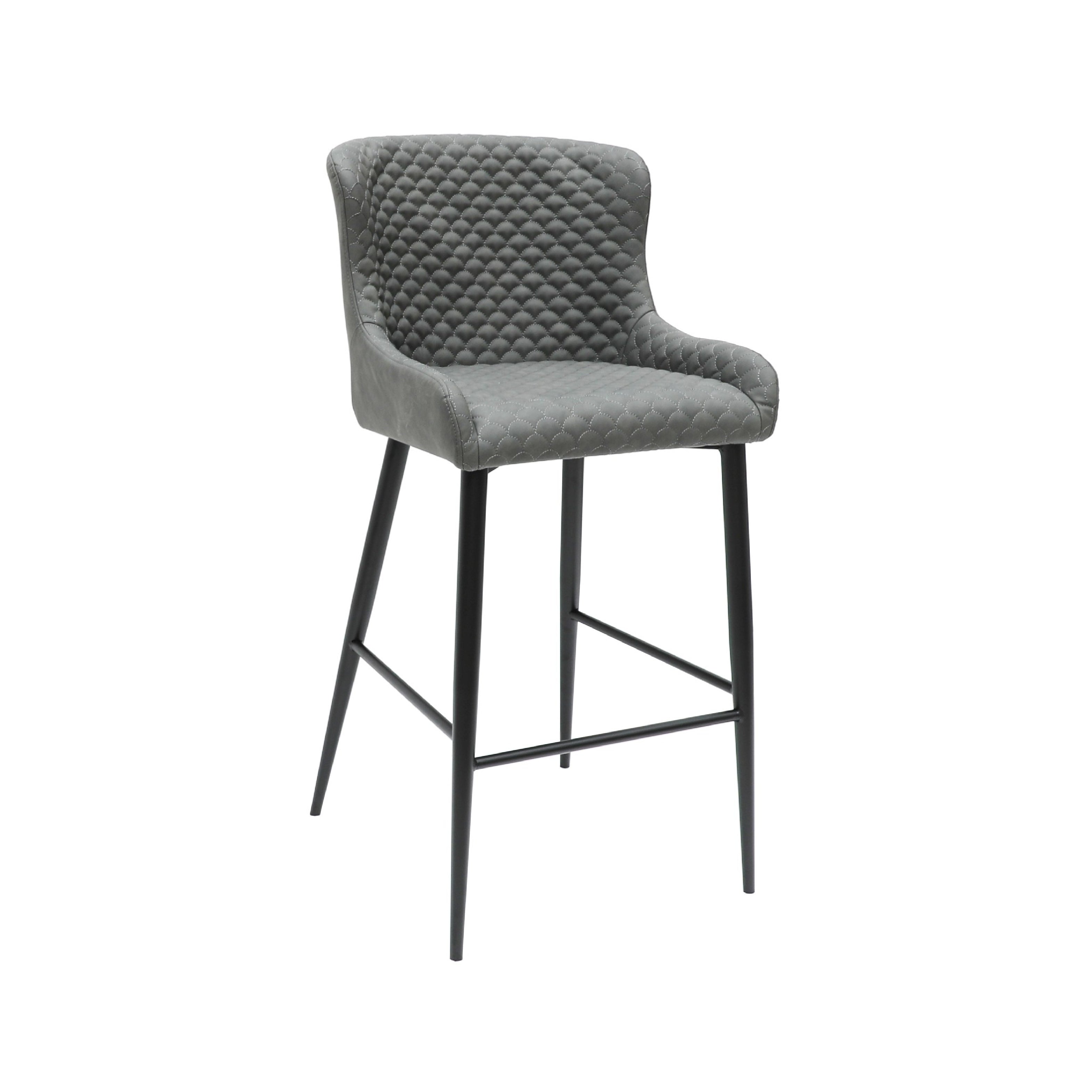 Hereford Bar Stool - Grey PU