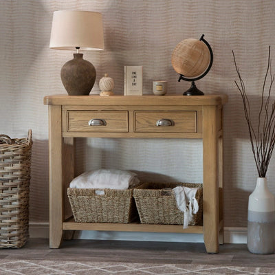 Norfolk Oak Console Table