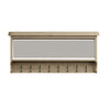 Norfolk Oak Hall Bench Top - Straight