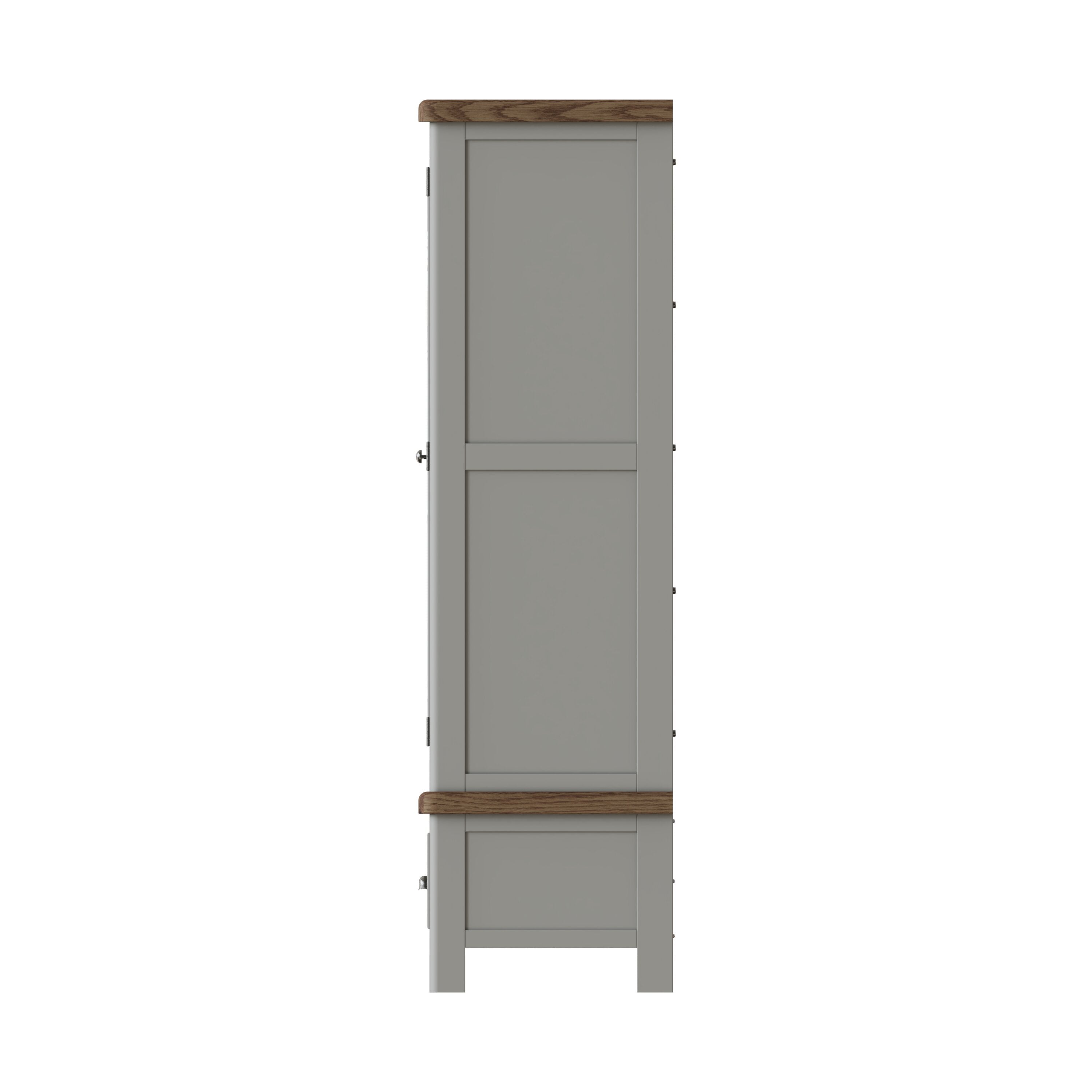 Norfolk Oak & Grey - 3 Door Wardrobe