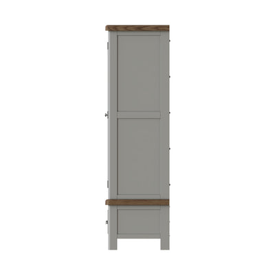 Norfolk Oak & Grey - 3 Door Wardrobe