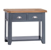 Hampshire Blue Painted & Oak Console Table
