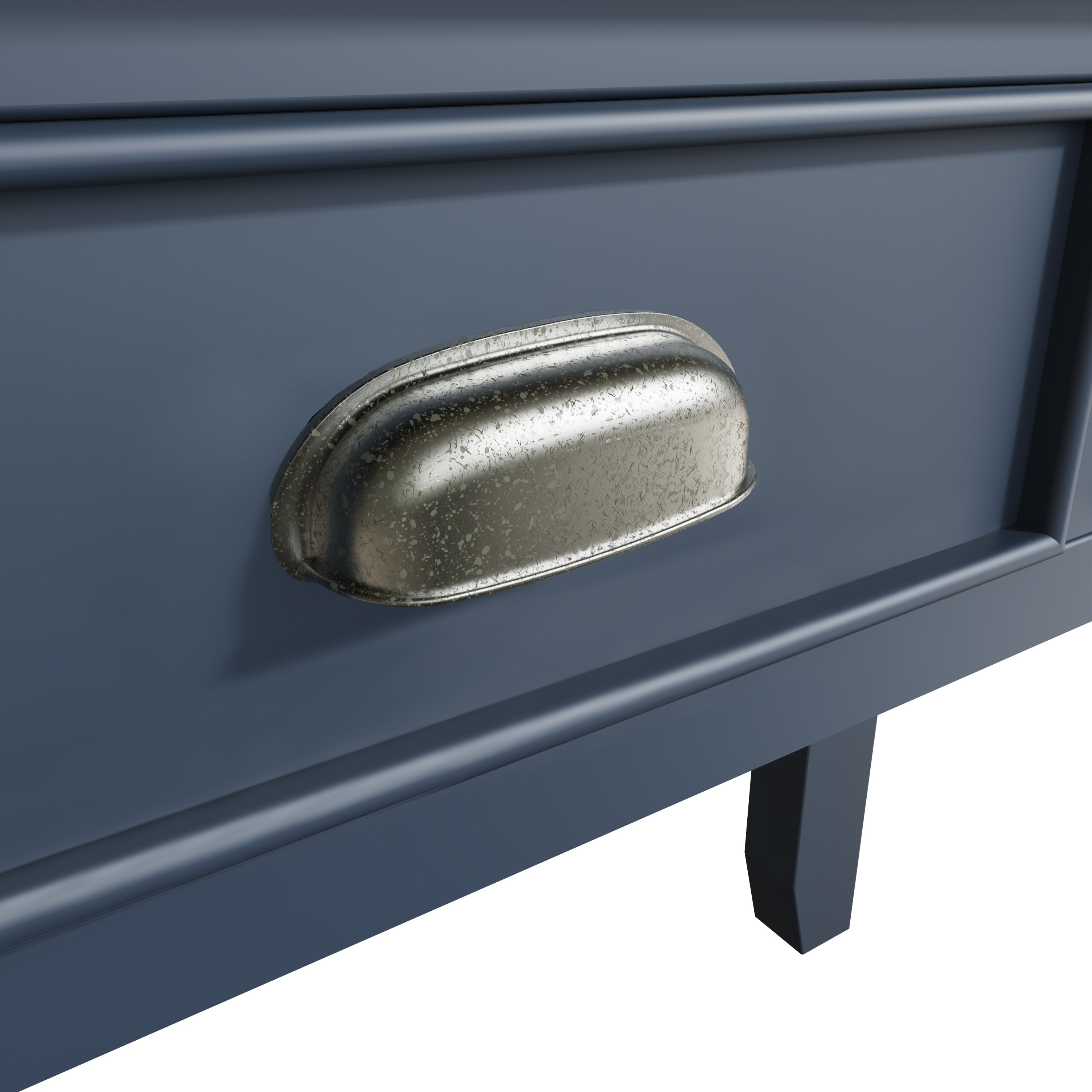 Norfolk Oak & Blue Painted Dressing Table - Showroom Clearance
