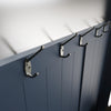 Norfolk Oak & Blue Painted Hall Bench Unit
