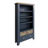 Norfolk Oak & Blue Painted Bookcase - Large