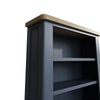 Norfolk Oak & Blue Painted Bookcase - Large