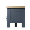 Norfolk Oak & Blue Painted TV Unit - Large