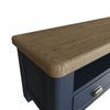 Norfolk Oak & Blue Painted TV Unit - Large