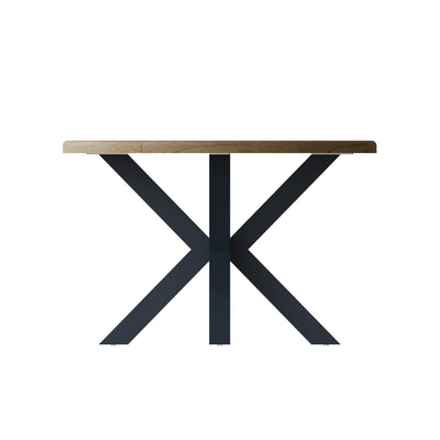 Norfolk Oak & Blue Painted Dining Table - 1.5m Round