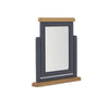 Hewitt Norfolk Oak & Blue Painted Dressing Table Mirror
