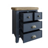 Norfolk Oak & Blue Painted Bedside - Extra Large