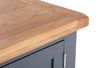 Hampshire Blue Painted & Oak TV Unit - Extra Large