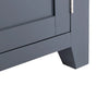 Hampshire Blue Painted & Oak TV Unit - Extra Large