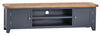 Hampshire Blue Painted & Oak TV Unit - Extra Large