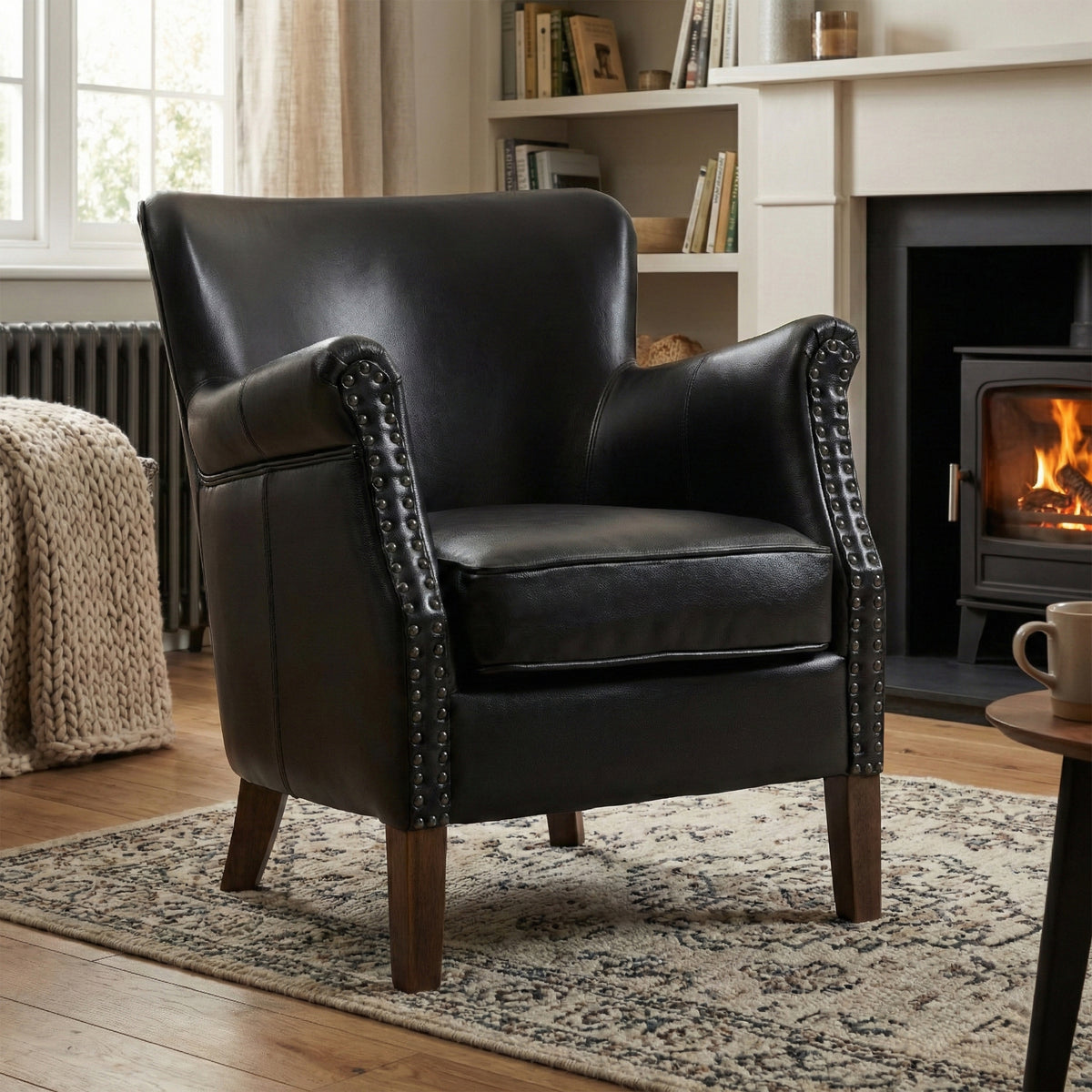 Harlow Accent Arm Chair - Black