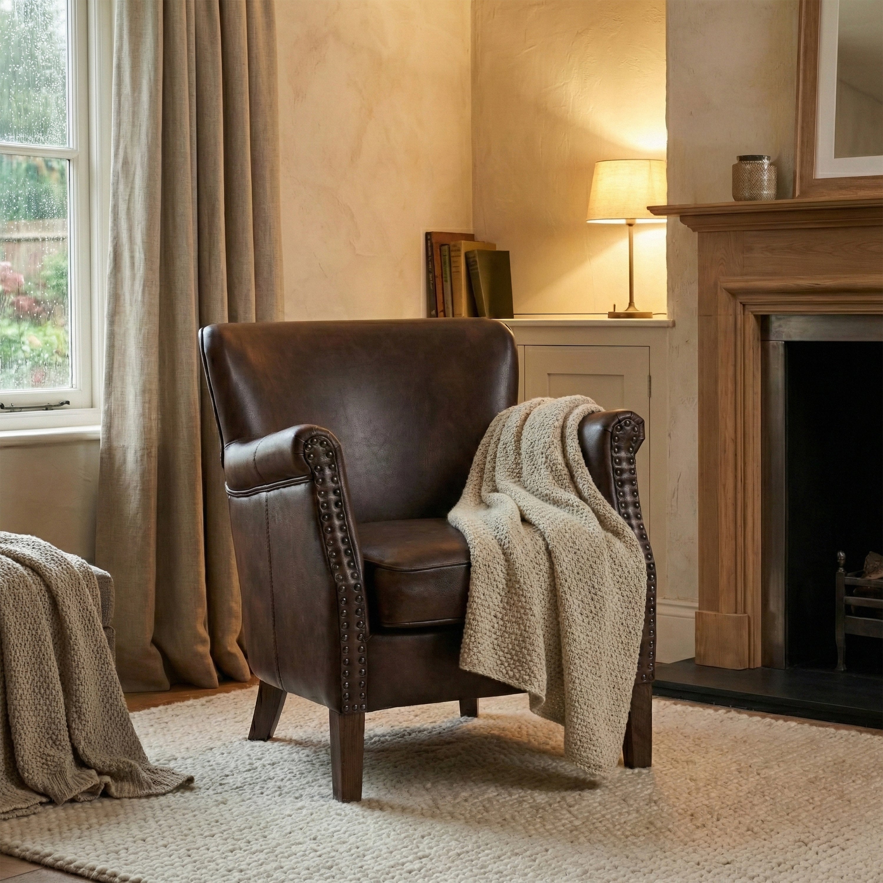 Harlow Accent Arm Chair - Tan