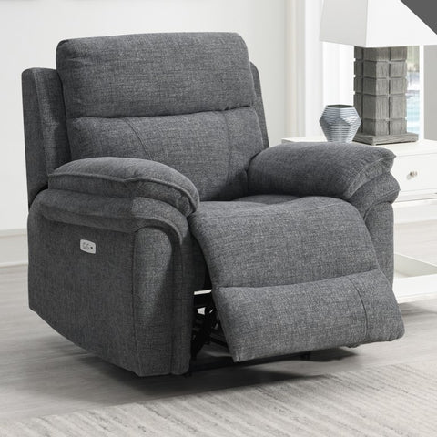 Harrow Sofa - Arm Chair Electric Recliner - Dark Grey