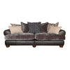 Horatio Leather & Fabric Sofa - 4 Seater Modular (Pillow Back)