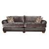 Horatio Leather & Fabric Sofa - 4 Seater Modular (Standard Back)